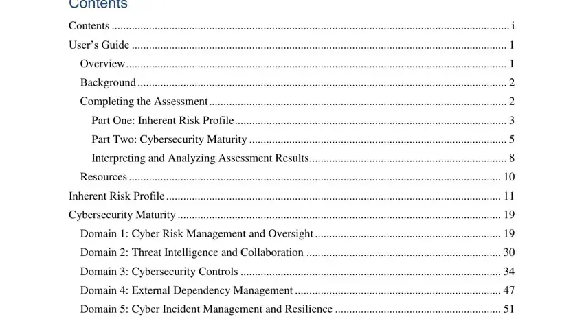 Filling out cybersecurity assessment tool stage 4