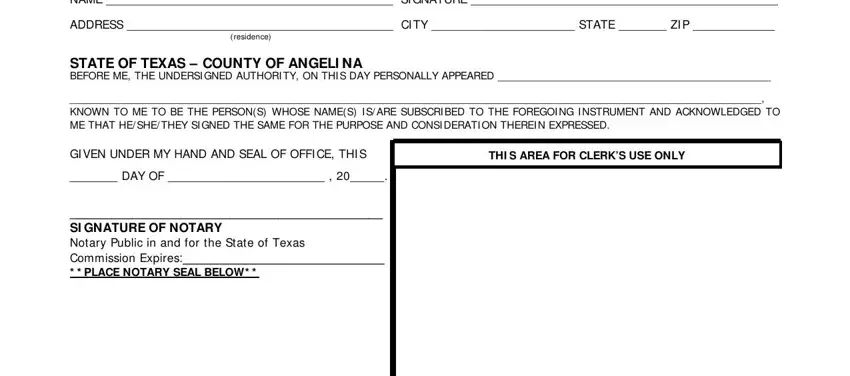 Filling out assumed namedenton texas application step 2