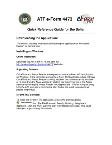 Atf E Form 4473 Preview