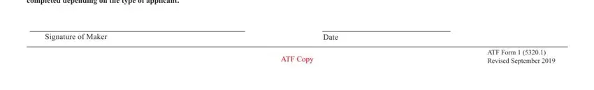 Entering details in how to atf form 1 online part 5