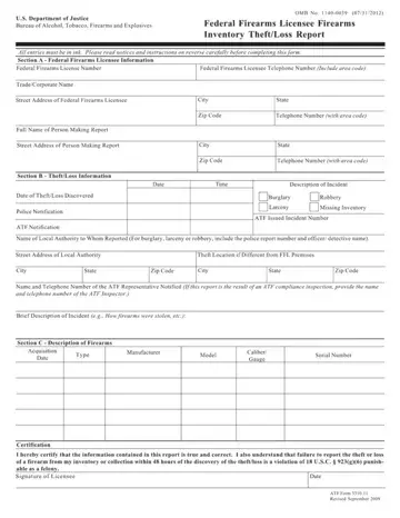 Atf Form 3310 11 Preview