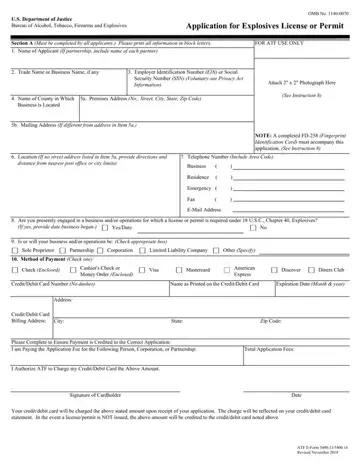 Atf Permit Form Preview