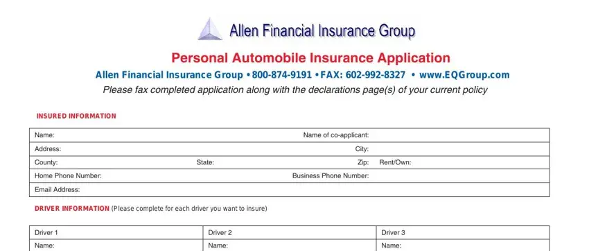 auto insurance declaration page pdf blanks to consider