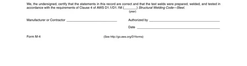 step 3 to entering details in aws d1 1 pdf