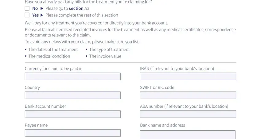 Completing axa health insurance claim form part 2