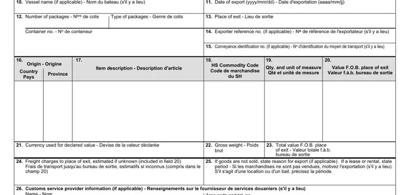 part 2 to filling out b13 declaration