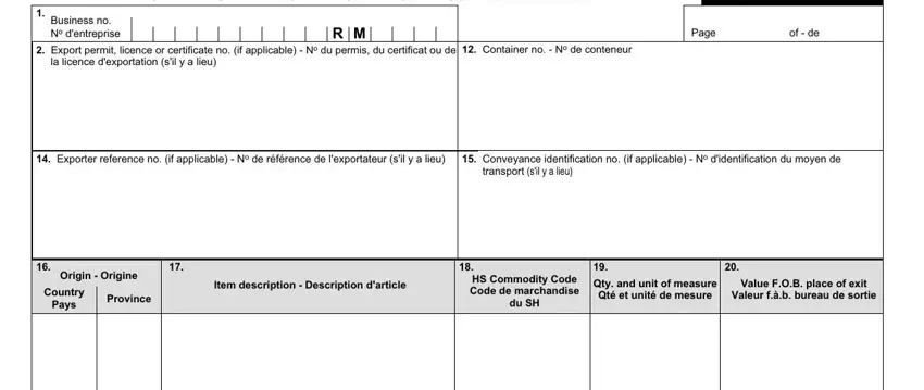 Finishing b13 declaration step 4