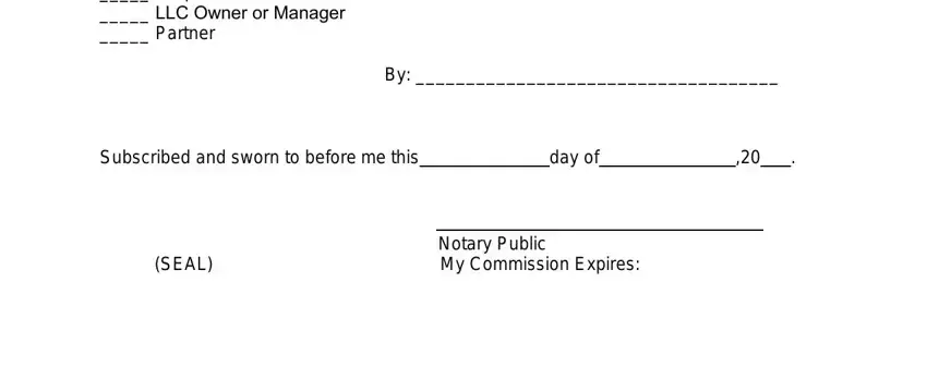 step 2 to entering details in blank bail bond form