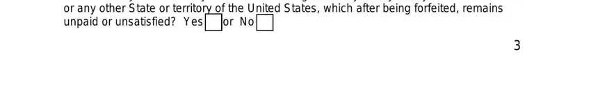 step 5 to finishing blank bail bond form