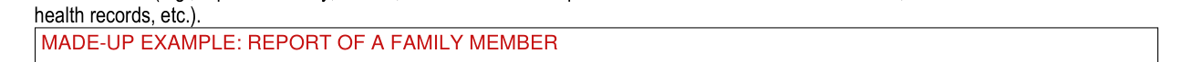 Form CF-MH 3052b example filled out, section III: OTHER INFORMATION