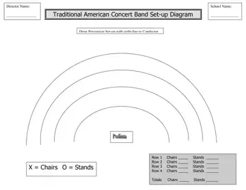 Band Seating Chart Preview