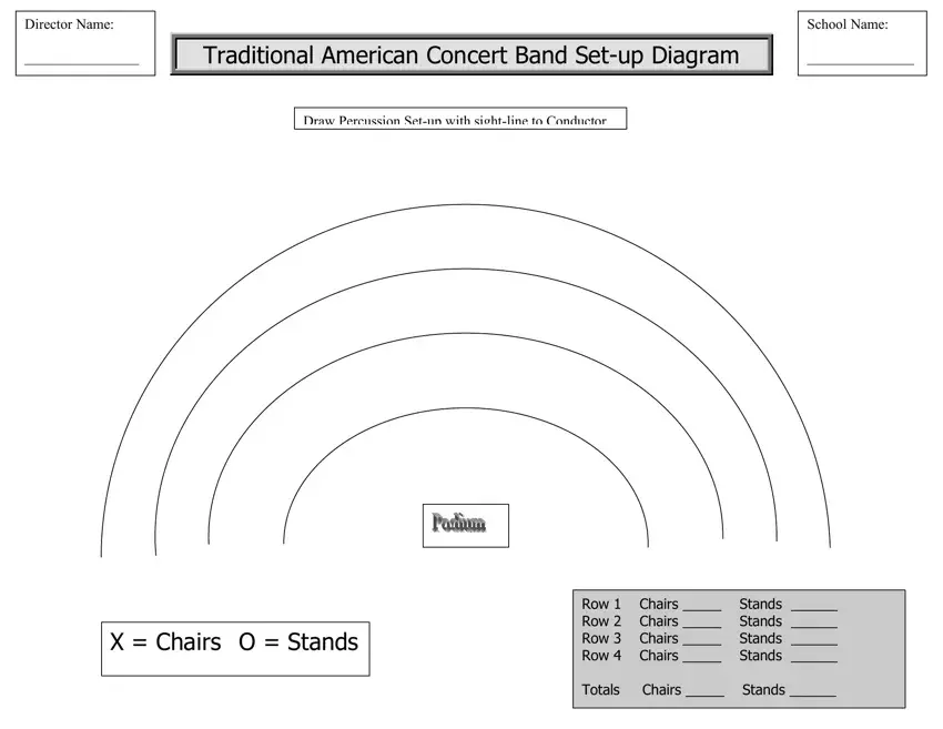 Band Seating Chart first page preview
