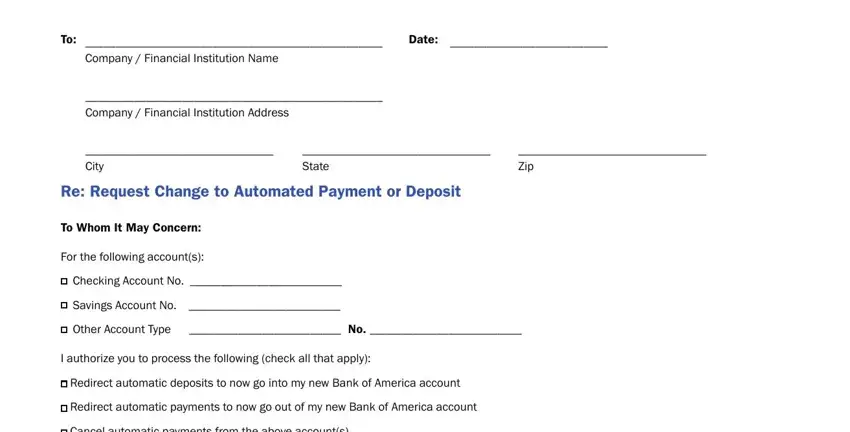 writing bank of america compass change order form part 1