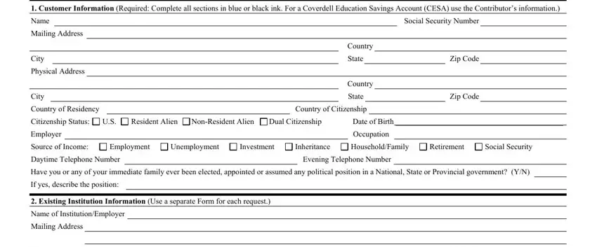 portion of gaps in letter headed paper of bank of america requesting for transfer