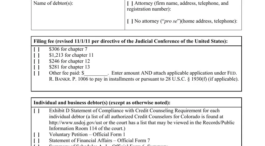colorado form bankruptcy online spaces to complete