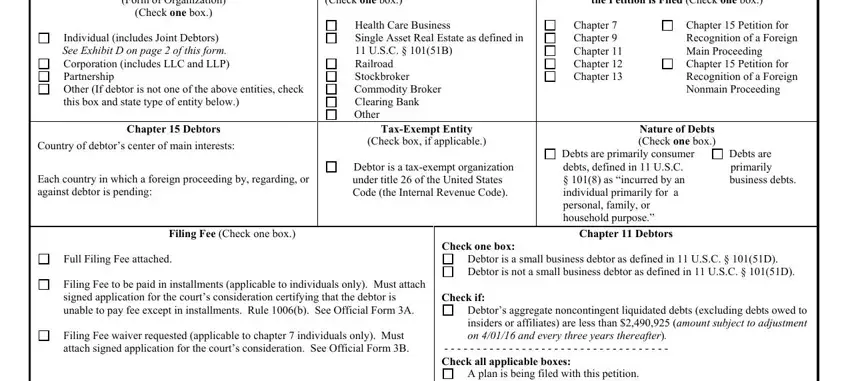 part 4 to completing colorado form bankruptcy online