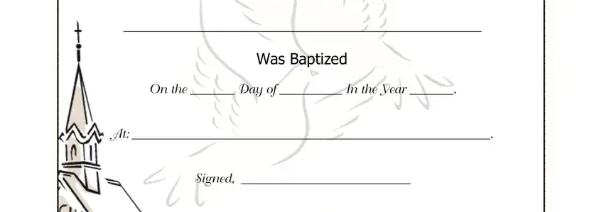  baptism templates fields to complete