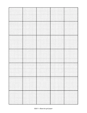 Base 10 Grid Printable Form Preview