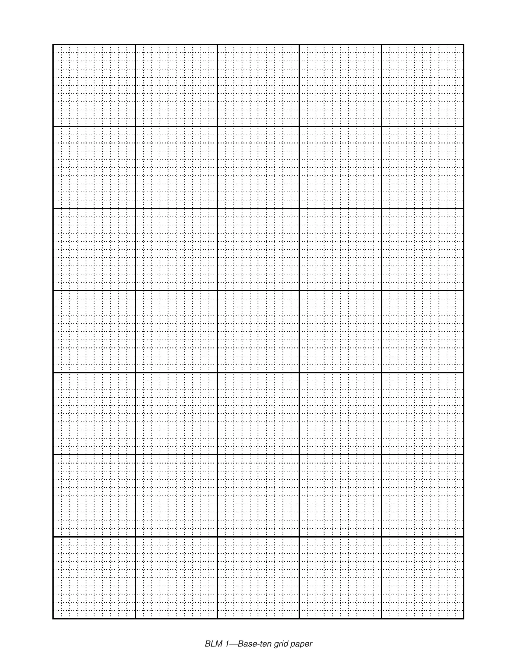 Base 10 Grid Printable Form ≡ Fill Out Printable PDF Forms Online