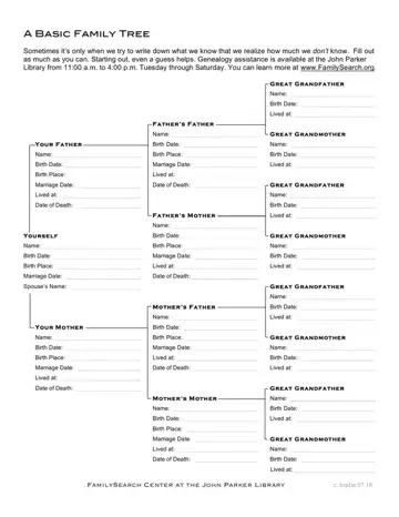 Medical History PDF Forms - Page 2 | FormsPal.com