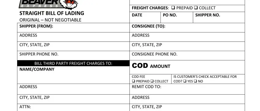 part 1 to filling in beaver freight