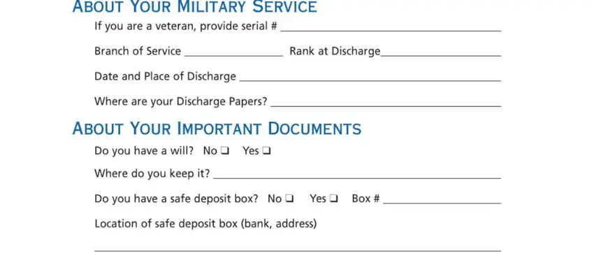 Completing colonial penn beneficiary planner fillable part 3