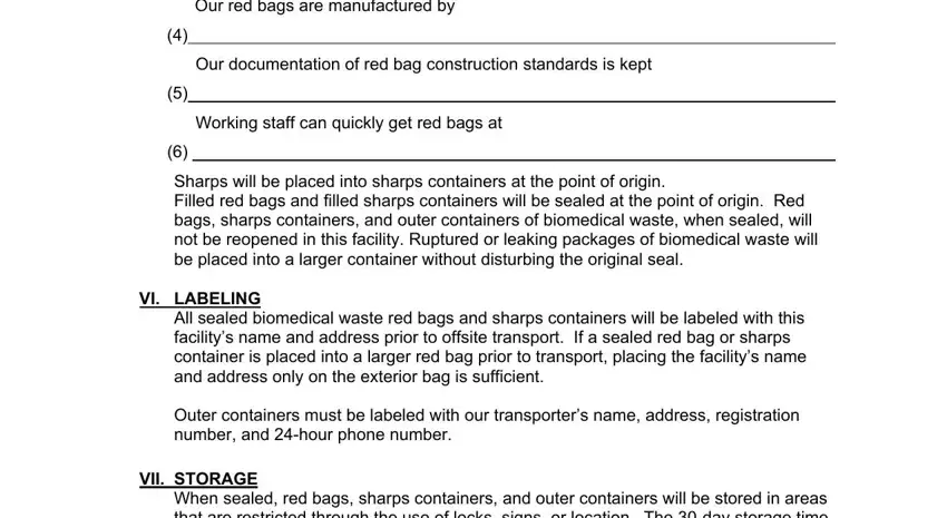 stage 3 to filling out biomedical waste plan florida