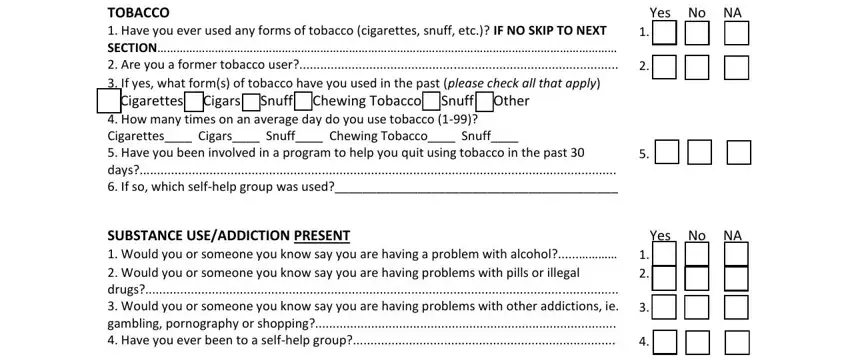 stage 3 to entering details in online assessments biopsychosocial