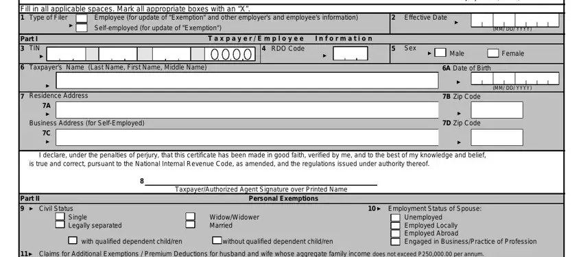 Bir Form 2305 Fill Out Printable PDF Forms Online