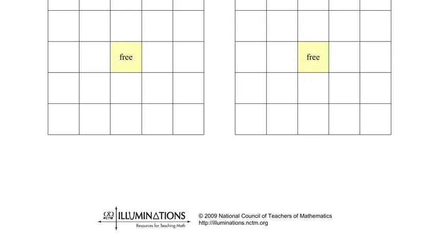 part 2 to finishing bingo template pdf