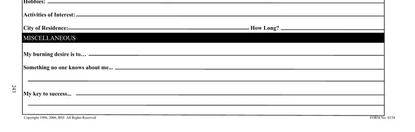 part 2 to entering details in bio sheet