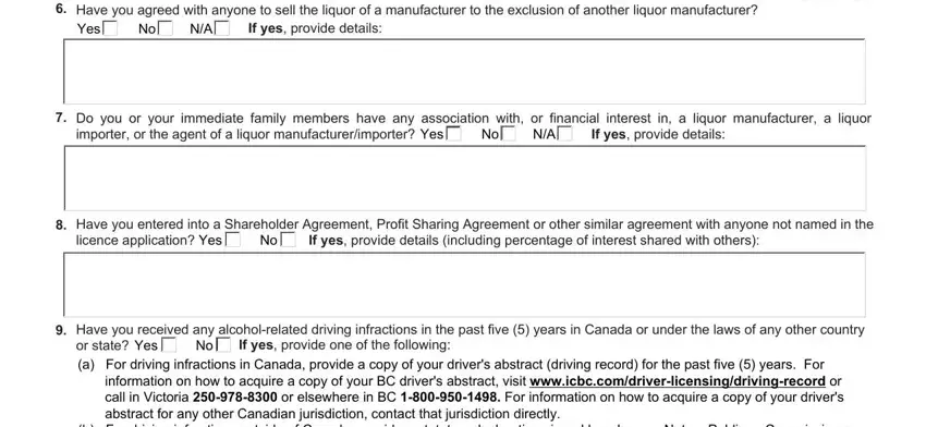 Filling in criminal report template step 3