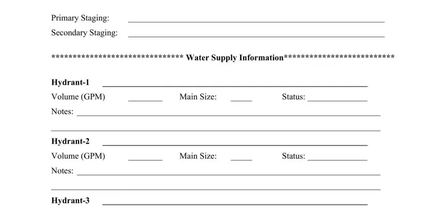 Fire Pre Plan Template Pdf