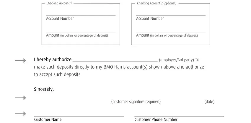 bmo direct deposit form fill out printable pdf forms online