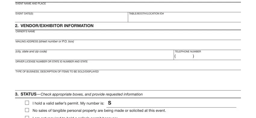 step 1 to completing boe required ca form