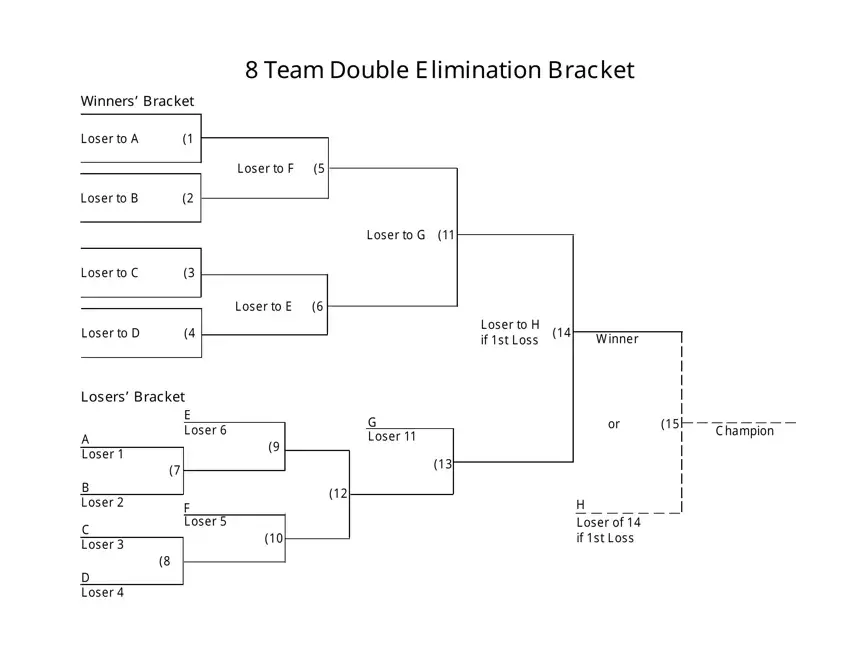 Bracket Elimination Teams first page preview