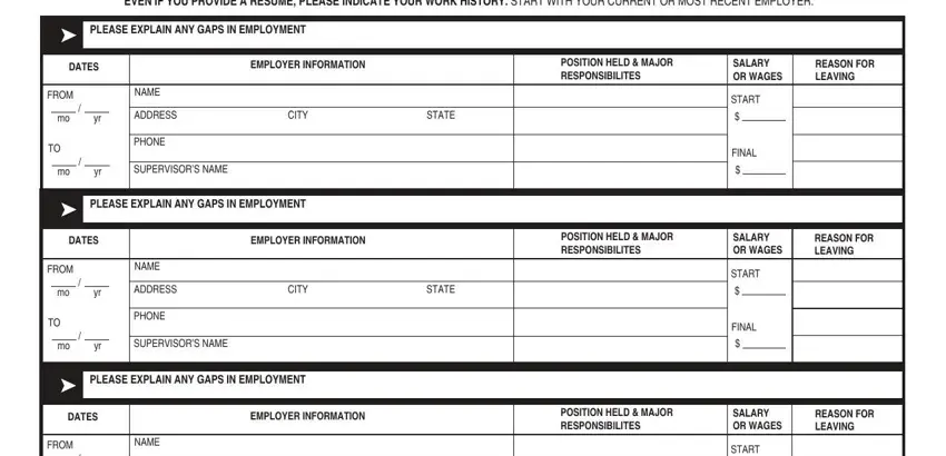 Entering details in braums applications pdf part 4