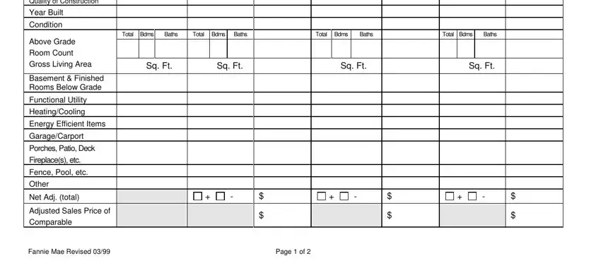 stage 3 to filling out broker price opinion forms