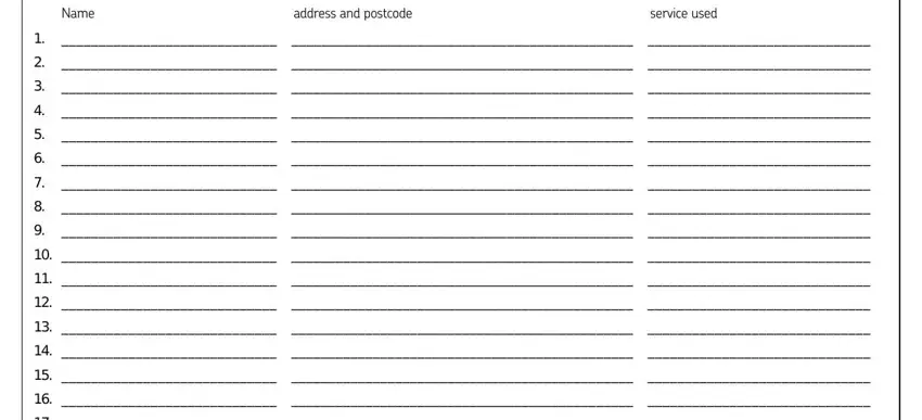 portion of fields in mail bulk certificate