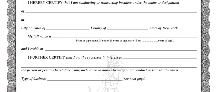 form x201 spaces to fill in