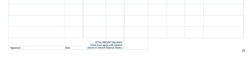 stage 2 to filling out debt schedule