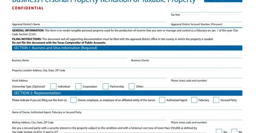 business personal property rendition gaps to consider