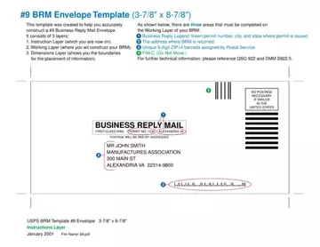 Business Reply Template Preview