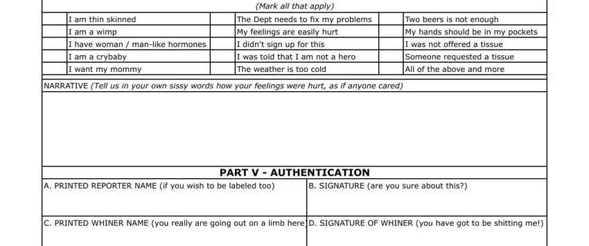 stage 2 to filling out hurt feelings report pdf