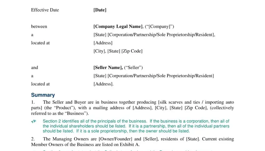 step 3 to finishing business buyout agreement