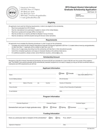 Byu Gs Form 12 Preview