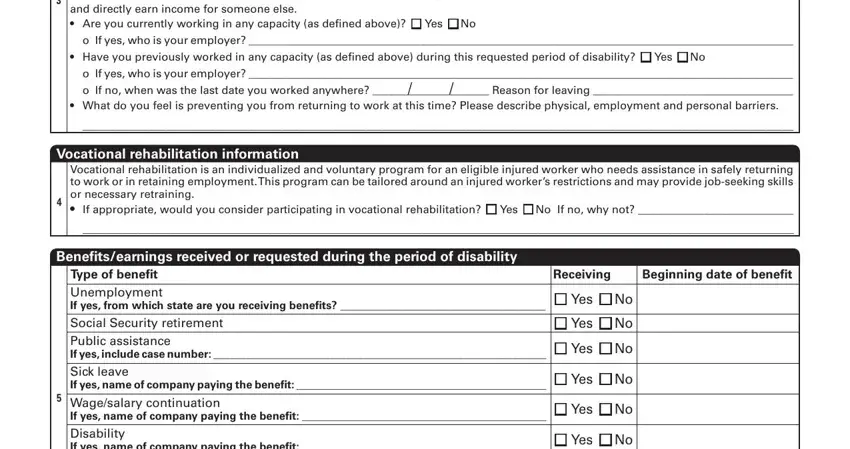 Completing worker's compensation c 27 step 2