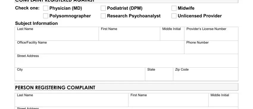 Finishing how to report a doctor in california part 2