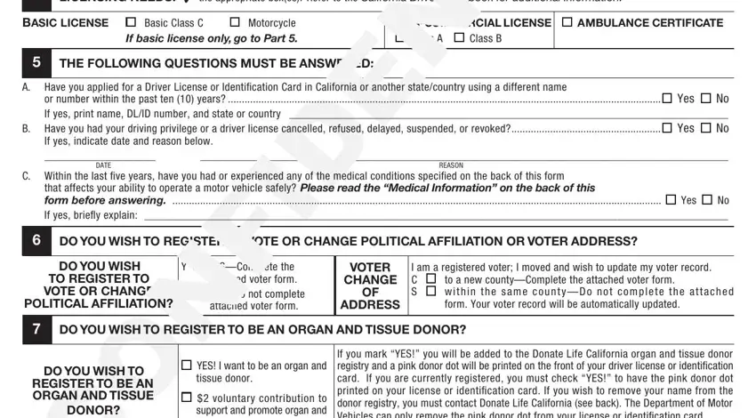 Ca Dmv Form Dl 44 ≡ Fill Out Printable Pdf Forms Online 8758