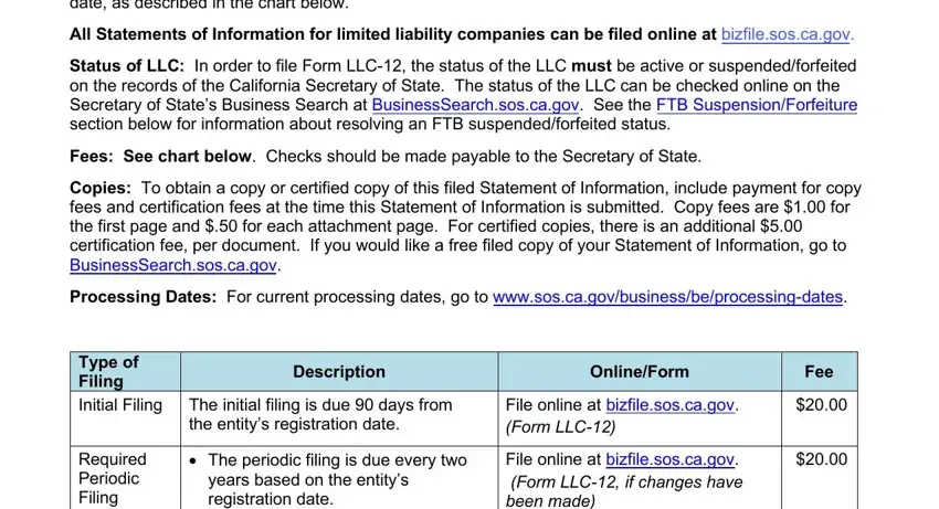 step 1 to writing california llc limited